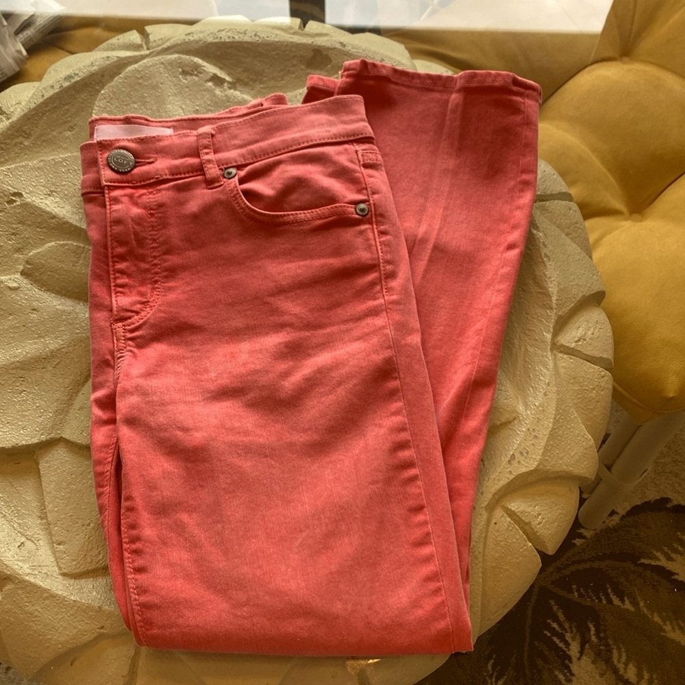 Coral Loft cropped pants, 2,